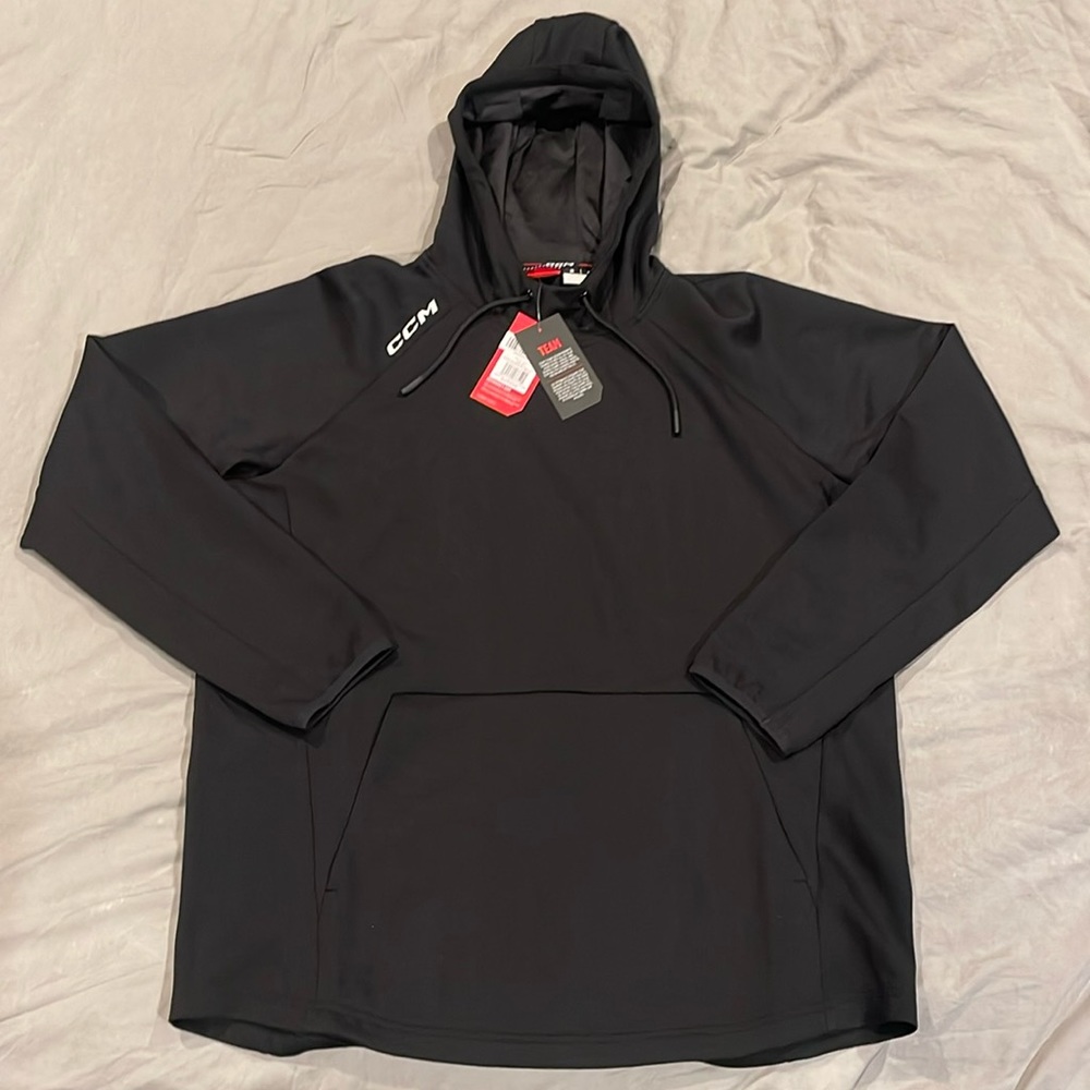 CCM Pullover Hoodie Premium Tech Fleece Size XL